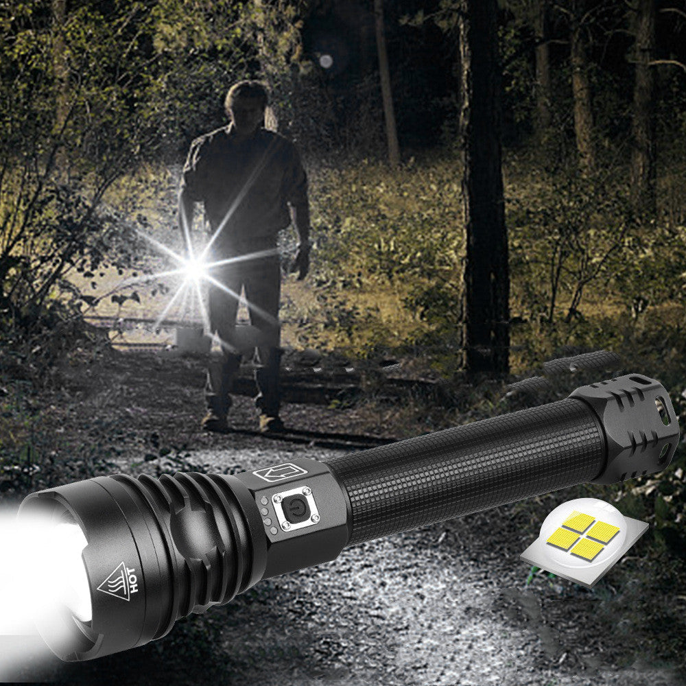 Illuminate Your Adventures with the Strong Flashlight USB Charging