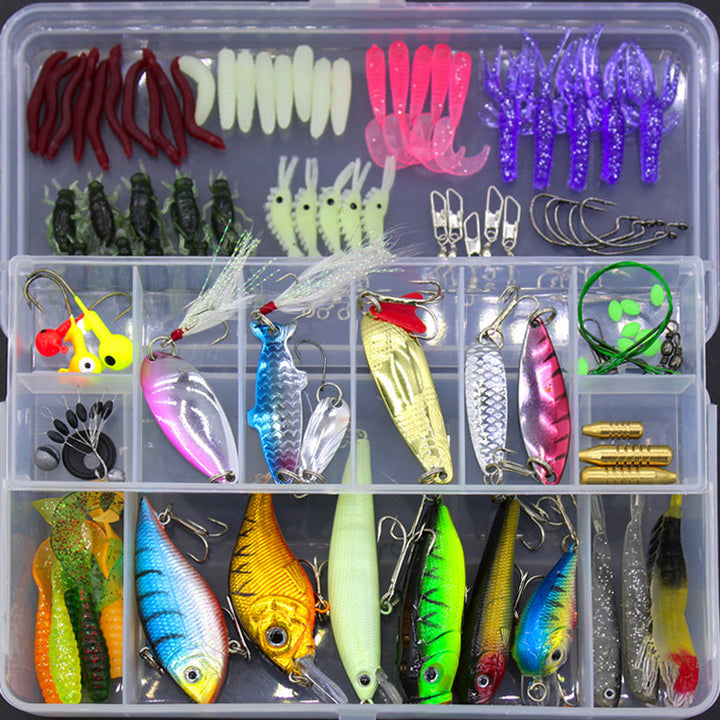 Unleash Your Fishing Potential with the Fishing Gear Sequined Soft Bait Set