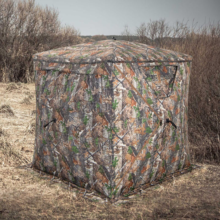 Enhance Your Hunting Experience with Our Portable 2-3 Person Pop Up Hunting Blind Tent