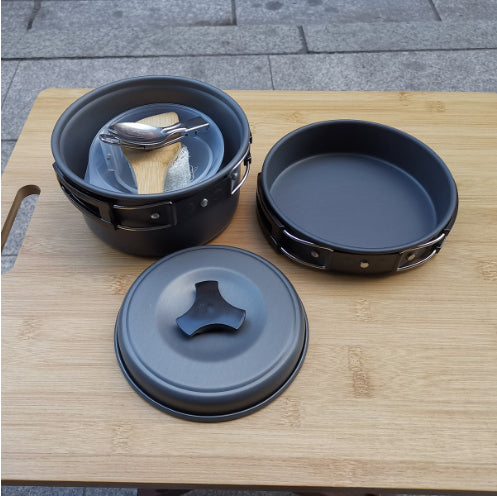 Outdoor cookware 1-2 people set