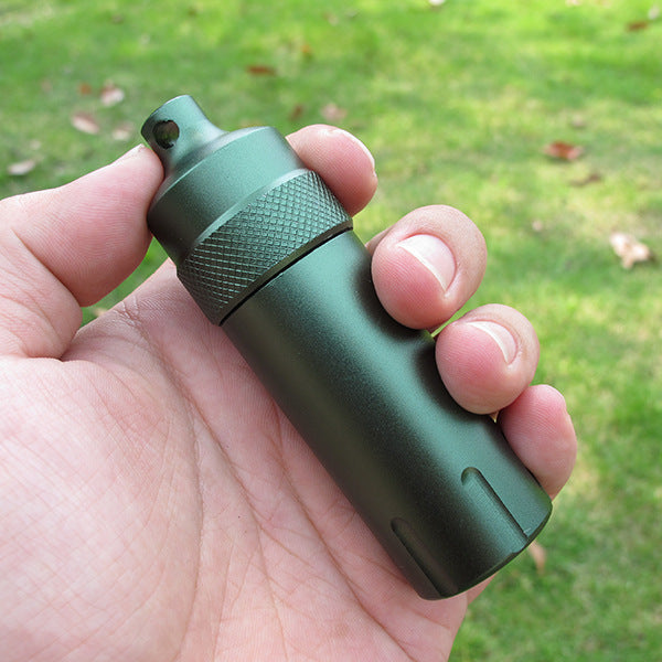 Outdoor EDC Waterproof Sealed Survival Canister