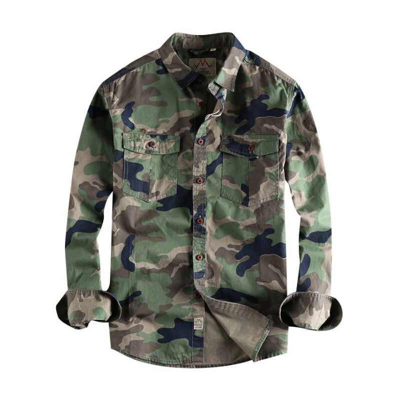 Washed Camouflage American Jacket