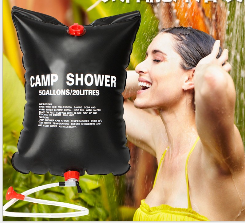 20L 40L Solar Heated Camping Shower Bag Portable Water Storage