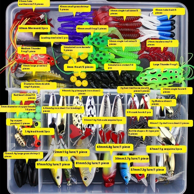141 Pieces Of Lure Fishing Bait Set
