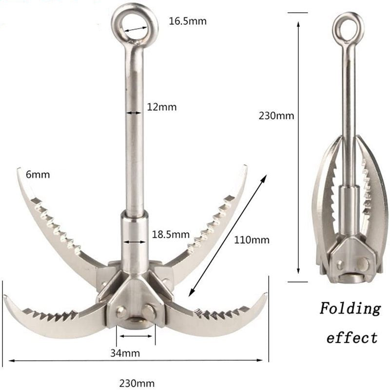 Outdoor Stainless Steel Flying Tiger Climbing Claw