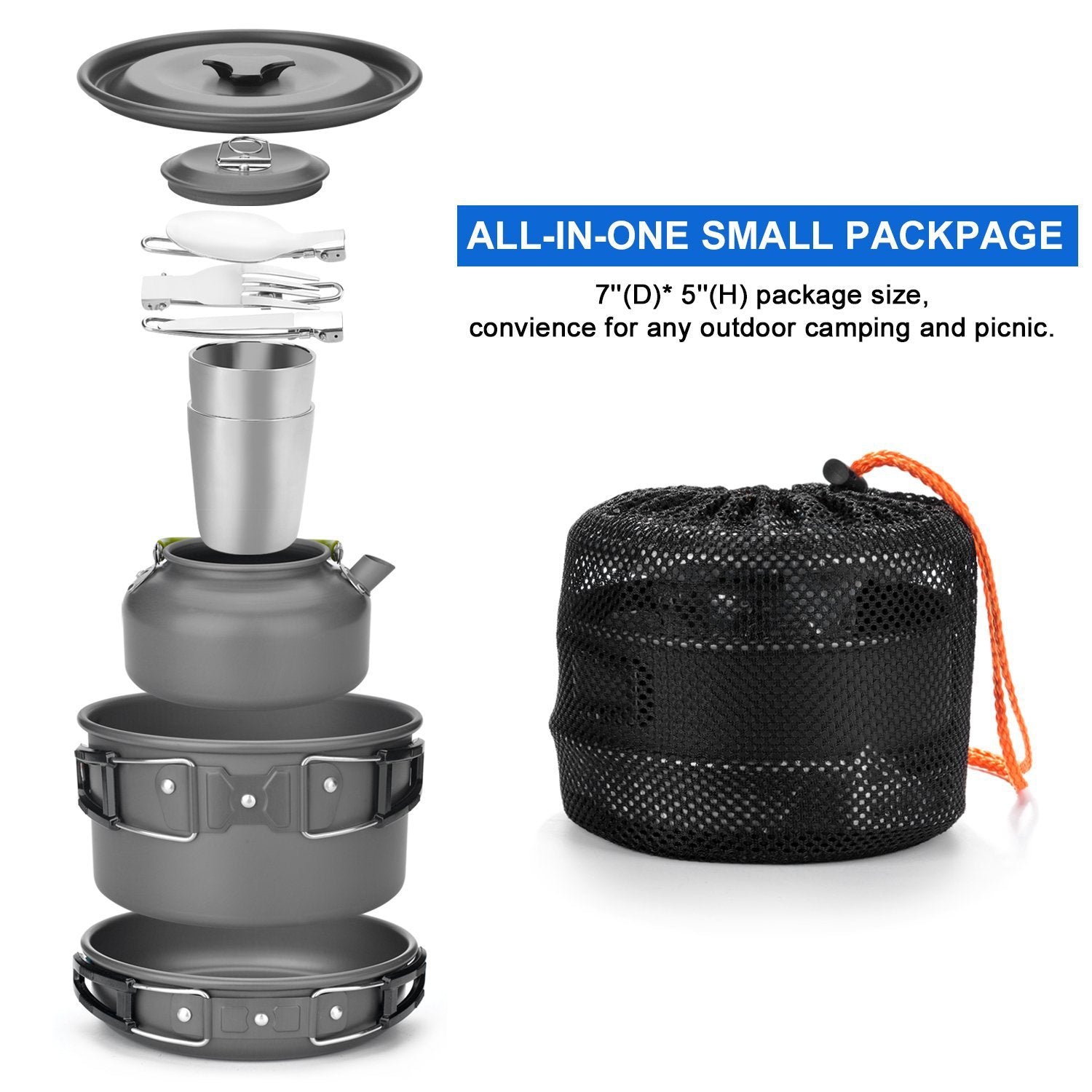 Outdoor Camping Tableware Cutlery Utensils Set