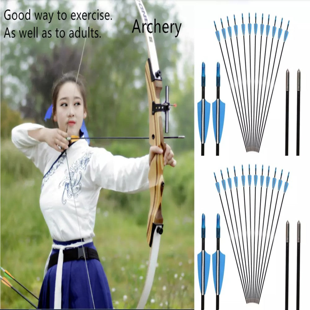 Fiberglass Archery Arrows For Compound Recurve Bow Target Shooting Practice