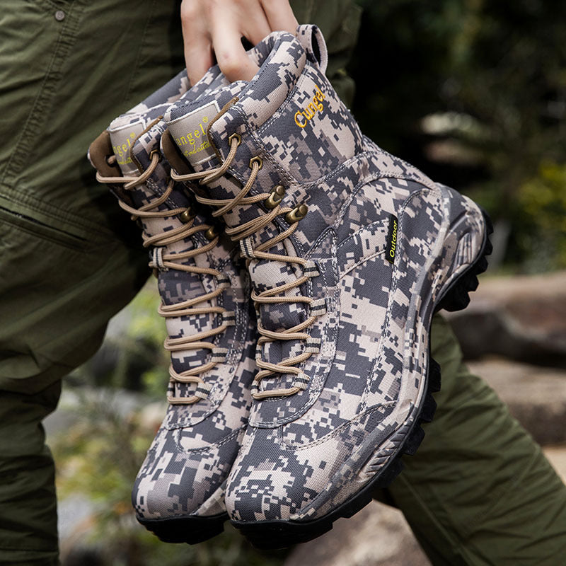 Men's Camouflage Anti-skid Martin Boots