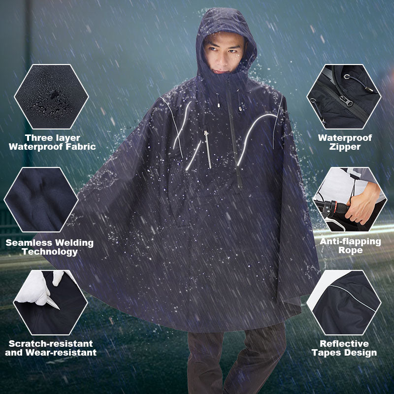 Raincoat poncho adult outdoor raincoat