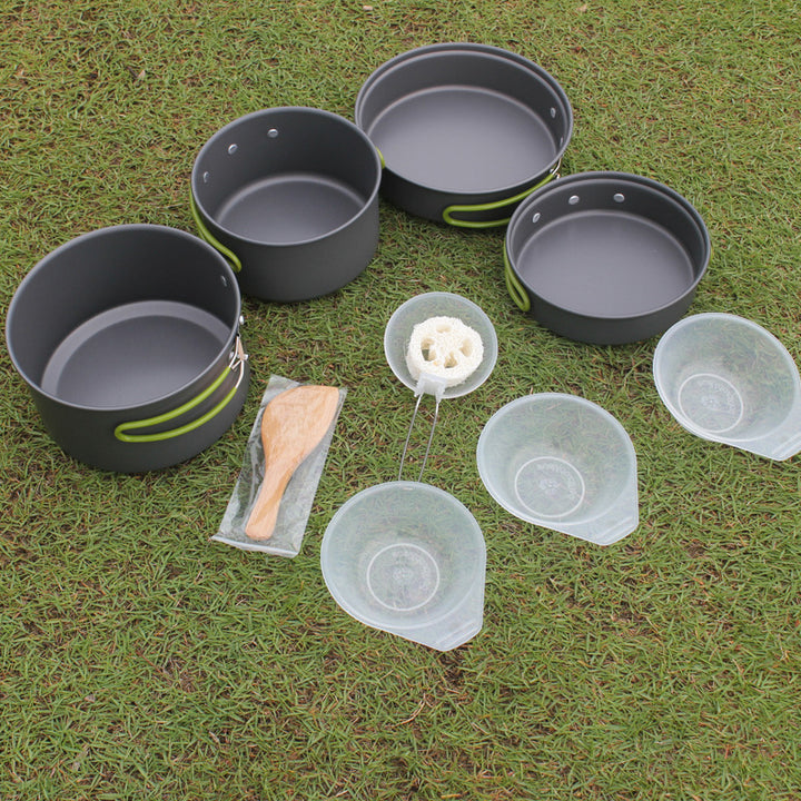 Outdoor Portable Cookware Camping Pots Set