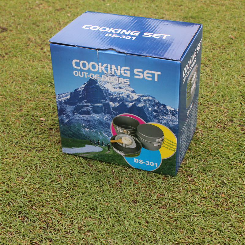Outdoor Portable Cookware Camping Pots Set