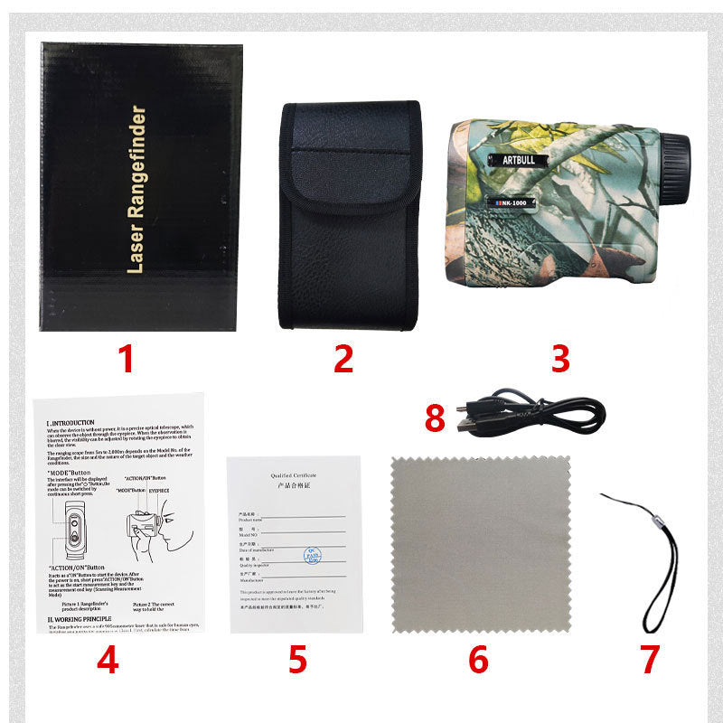 Camouflage Hunting Charging Rangefinder
