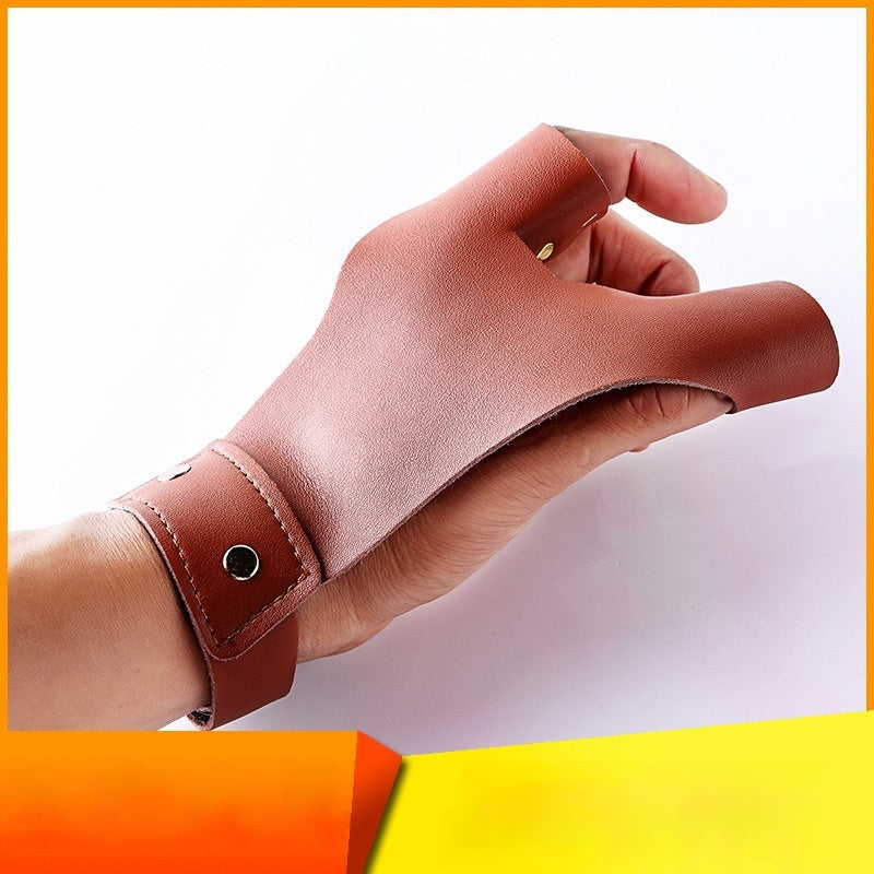 Red Brown Hand Guard Shooting Traditional Reflex Bow Arrows