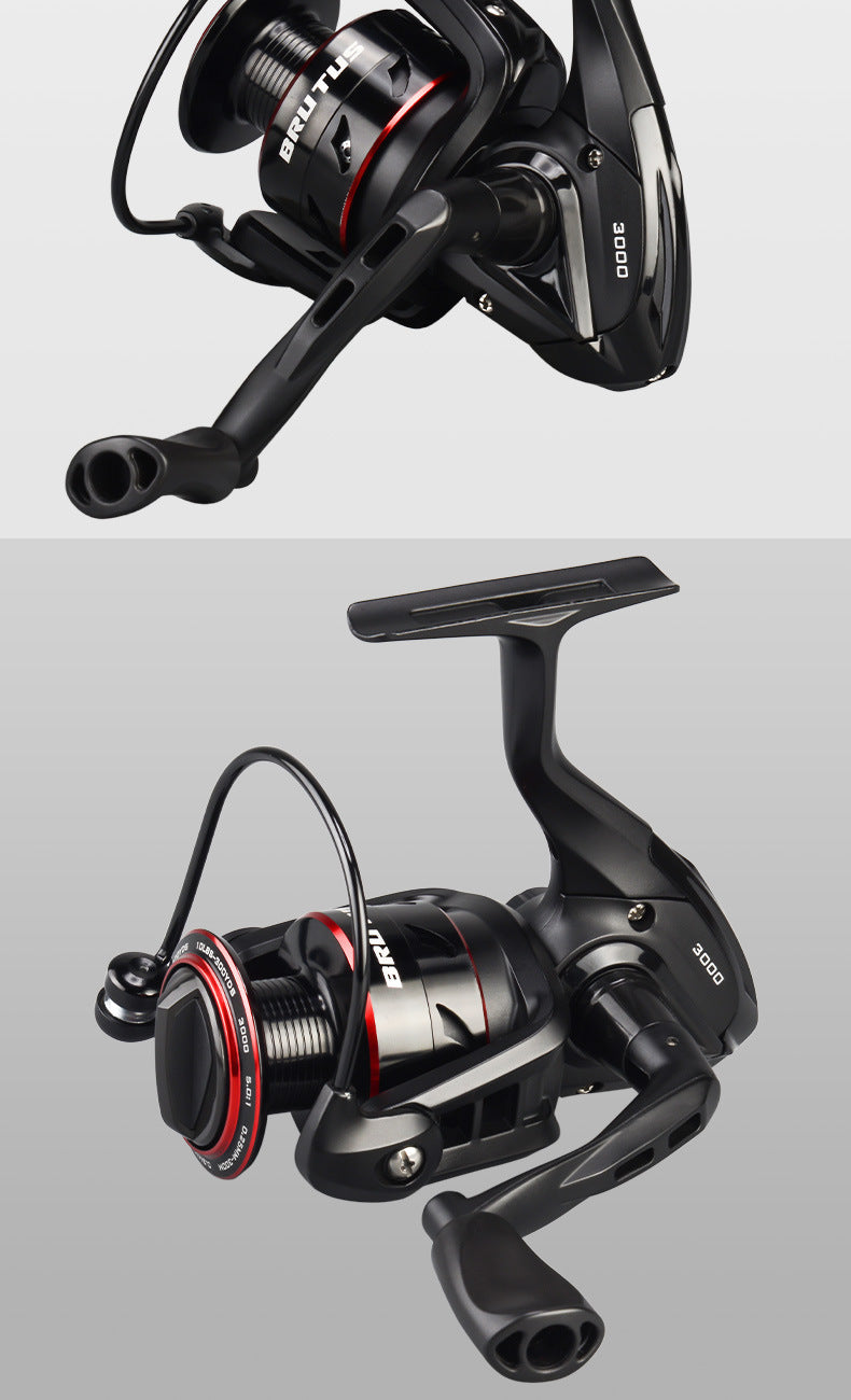 Lure Fishing Reel Spinning Reel Telescopic Fishing Rod Fishing Reel All Metal