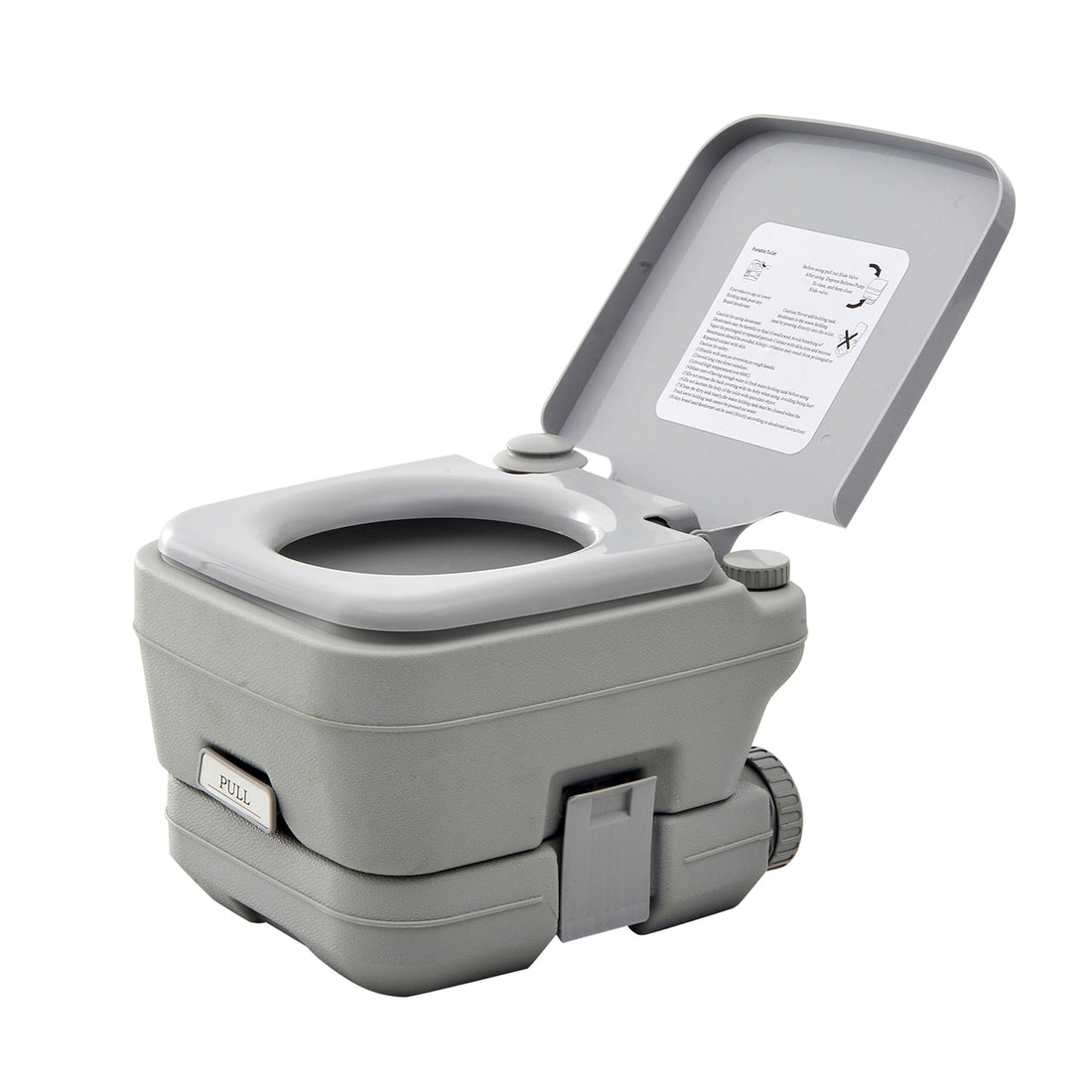 Plastic Portable Toilet Grey