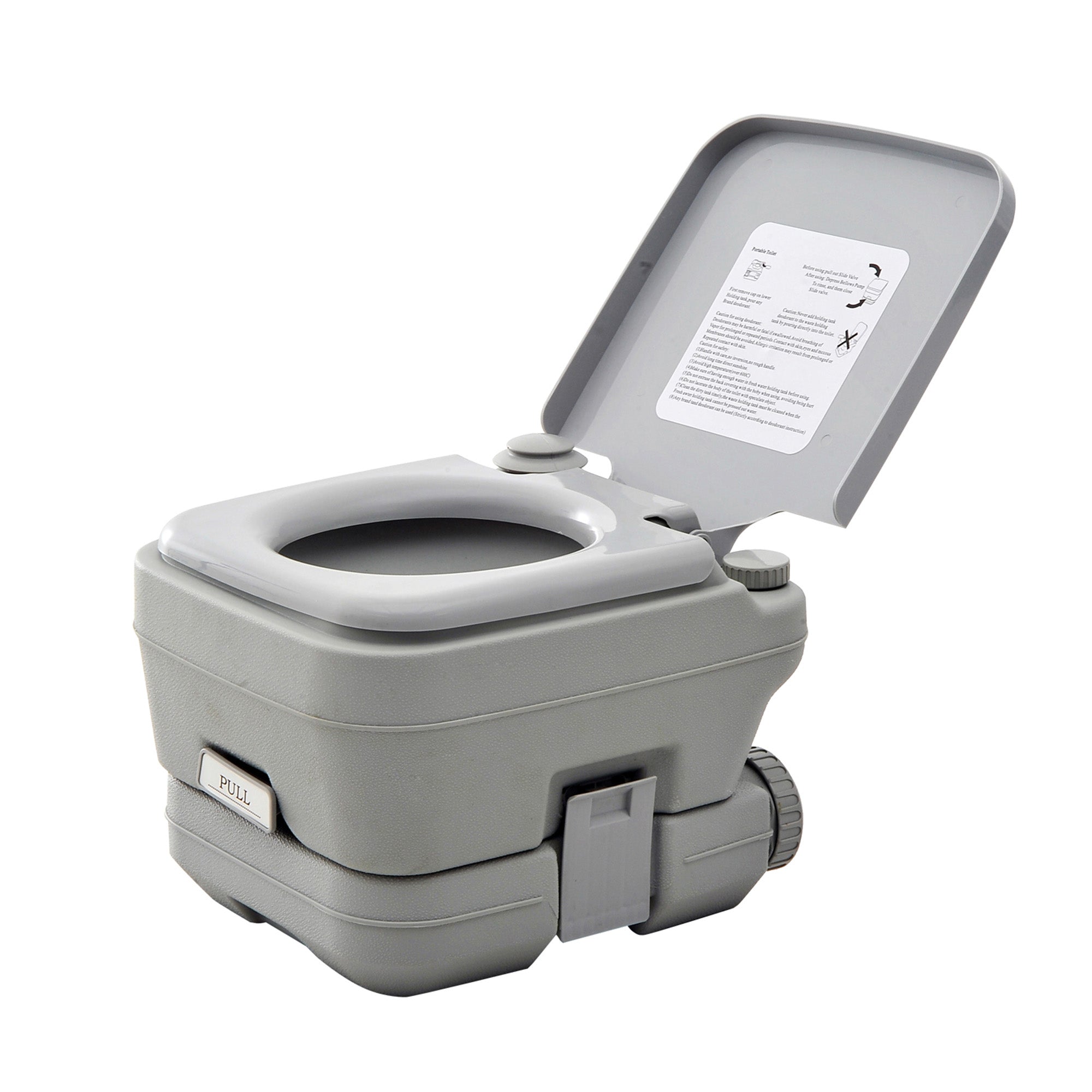 Plastic Portable Toilet Grey