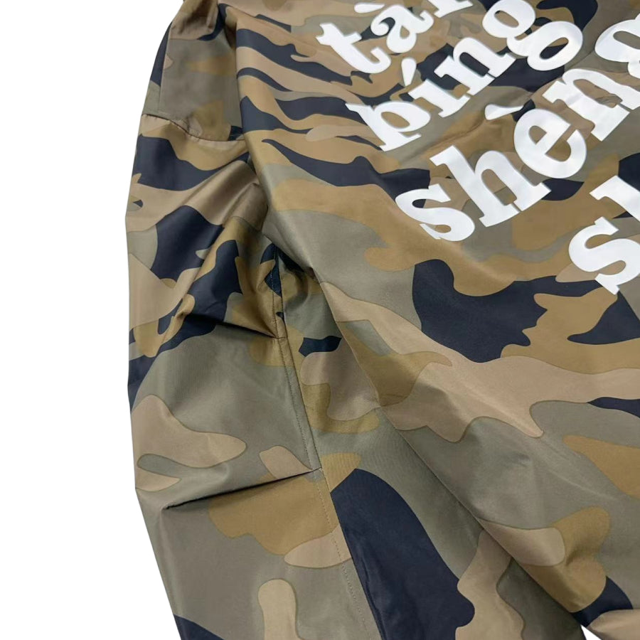 Pullover Print Casual Jacket