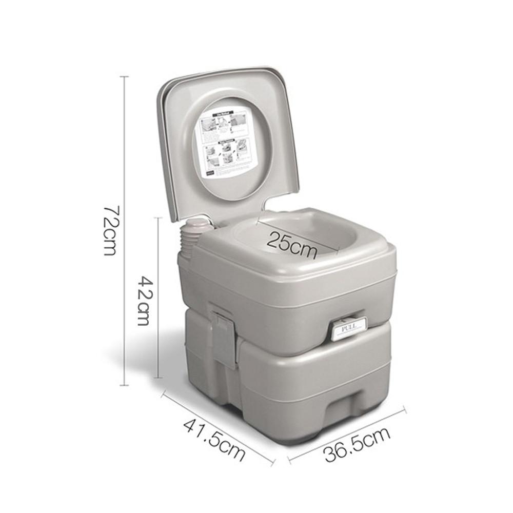 20L Portable Camping Toilet Seat Bucket