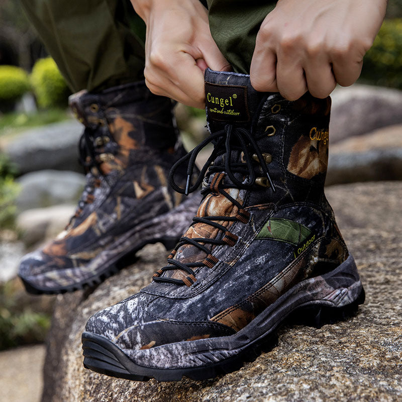 Men's Camouflage Anti-skid Martin Boots
