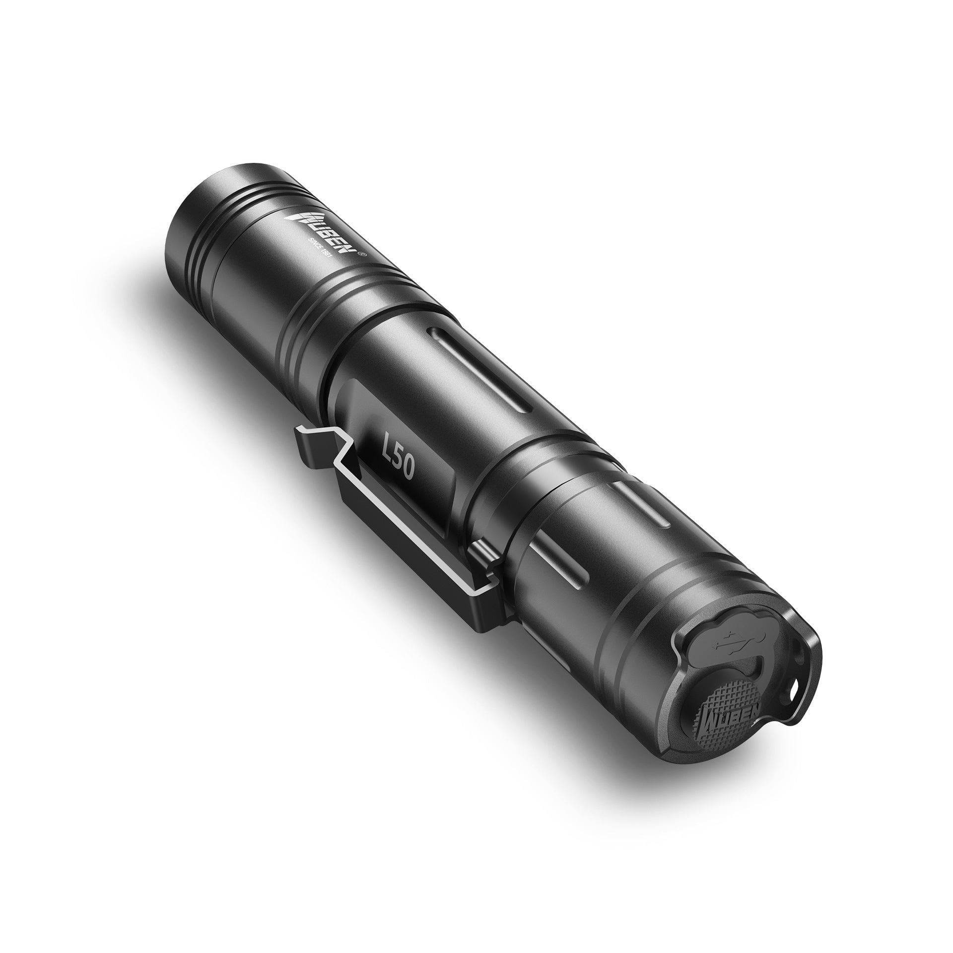 USB Rechargeable Glare Flashlight