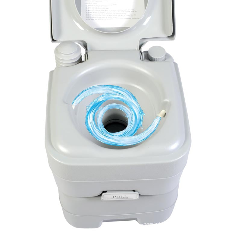 20L Portable Camping Toilet Seat Bucket