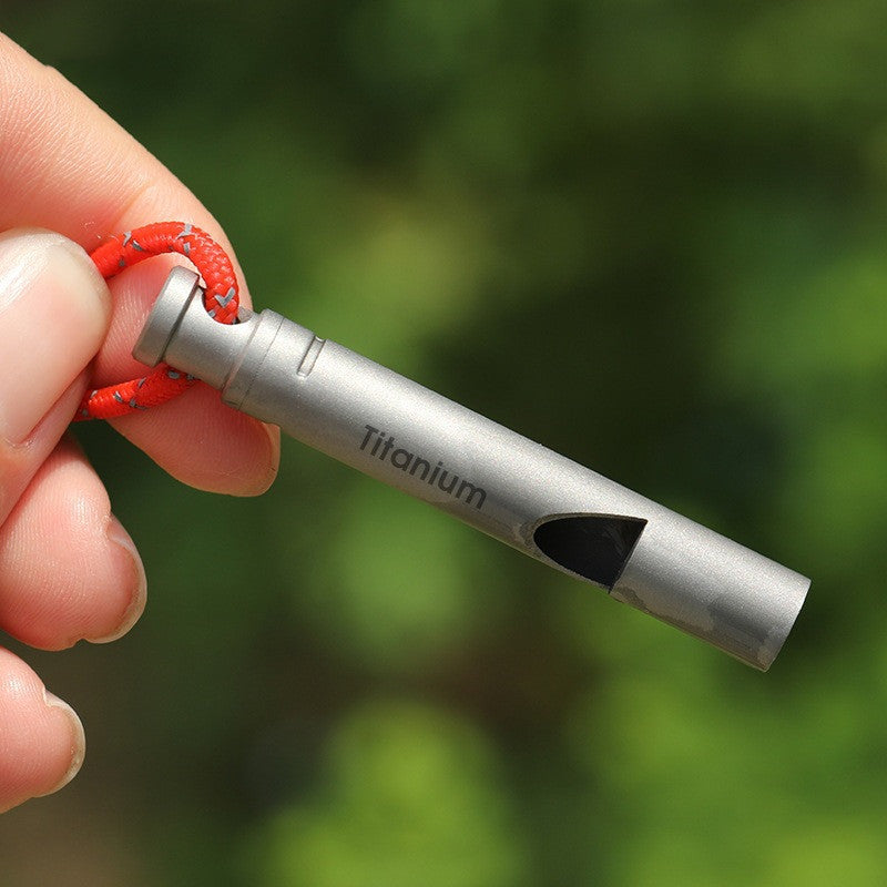 Portable Titanium Survival Whistle Outdoor
