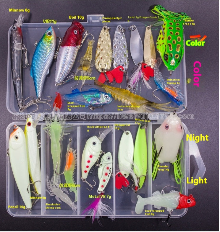 141 Pieces Of Lure Fishing Bait Set