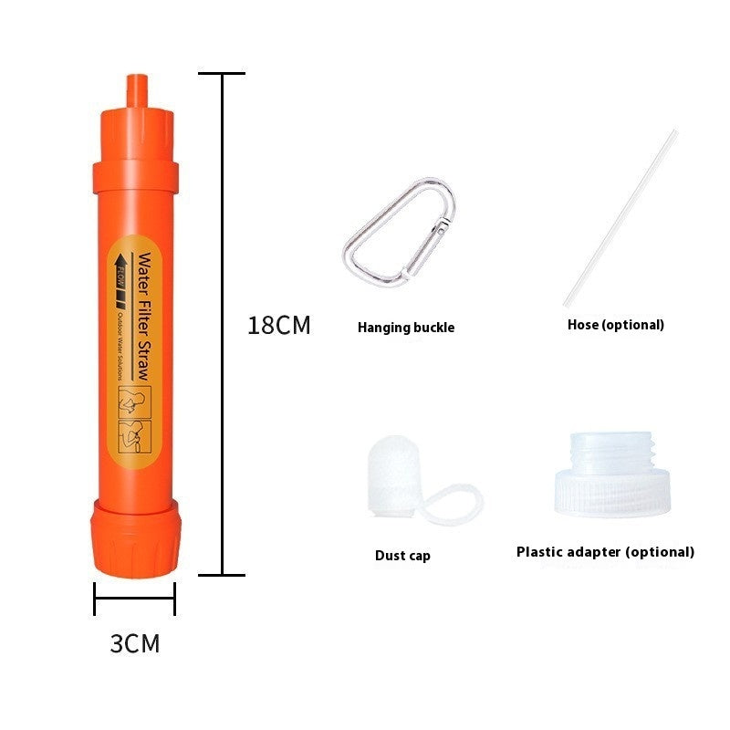 Portable Outdoor Water Purification Filter Straw