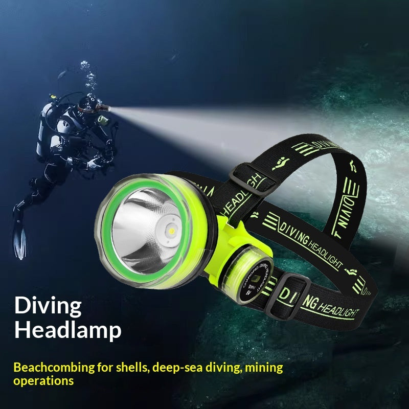 Head-Mounted Diving Fishing Light Strong Battery Life