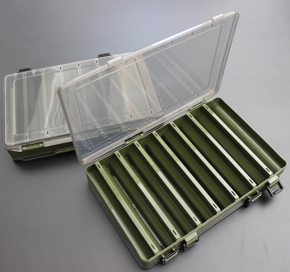Double Sided Double Layer Fishing Tackle Box