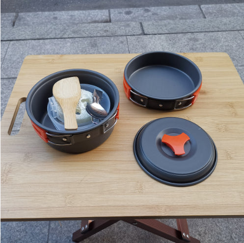 Outdoor cookware 1-2 people set
