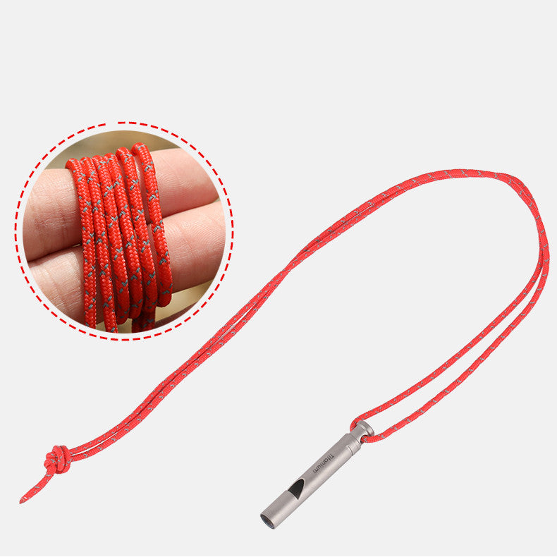 Portable Titanium Survival Whistle Outdoor