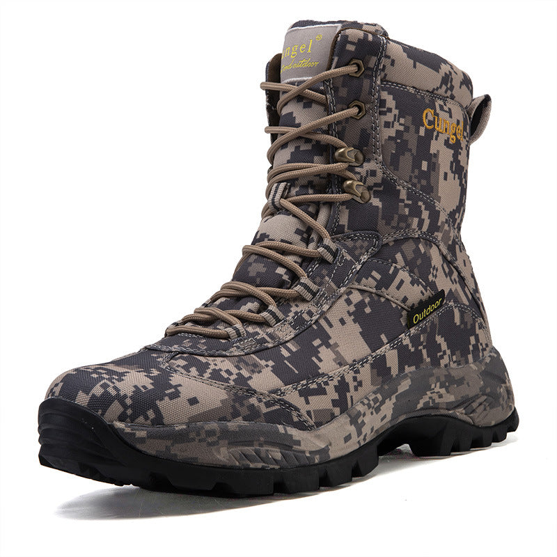 Men's Camouflage Anti-skid Martin Boots