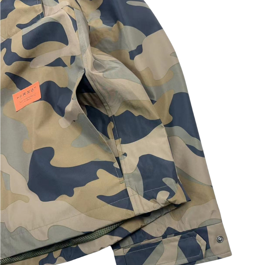 Pullover Print Casual Jacket
