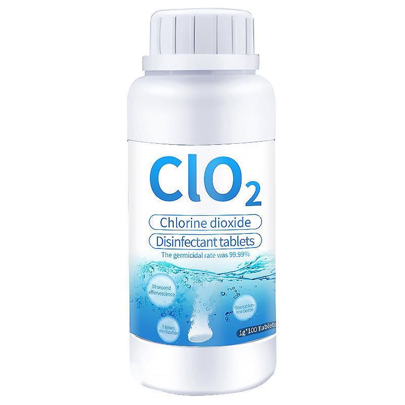 Food Grade Chlorine Dioxide Effervescent Tablets 100pcs