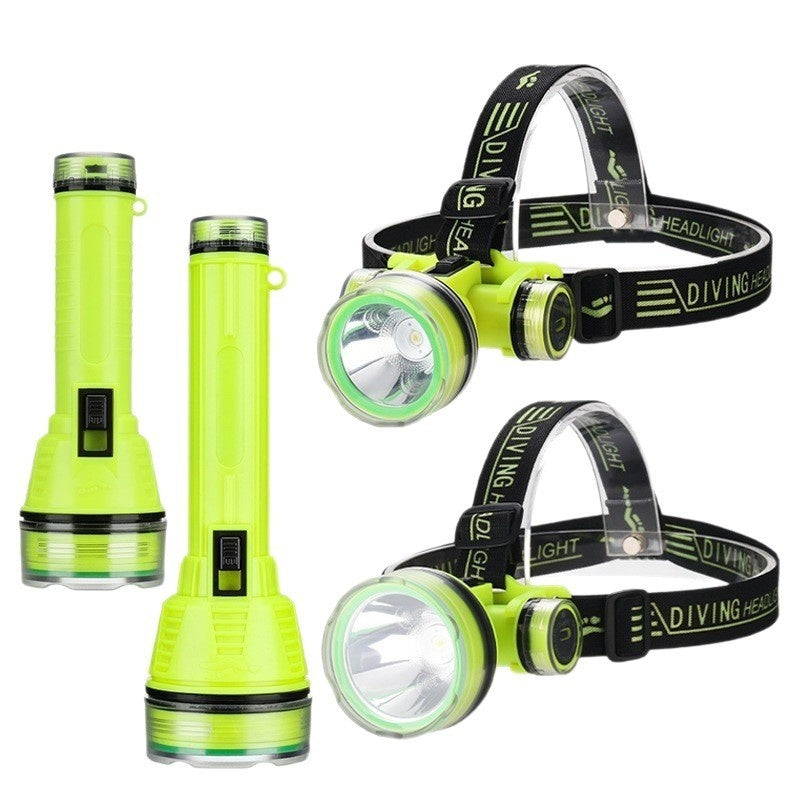 Head-Mounted Diving Fishing Light Strong Battery Life
