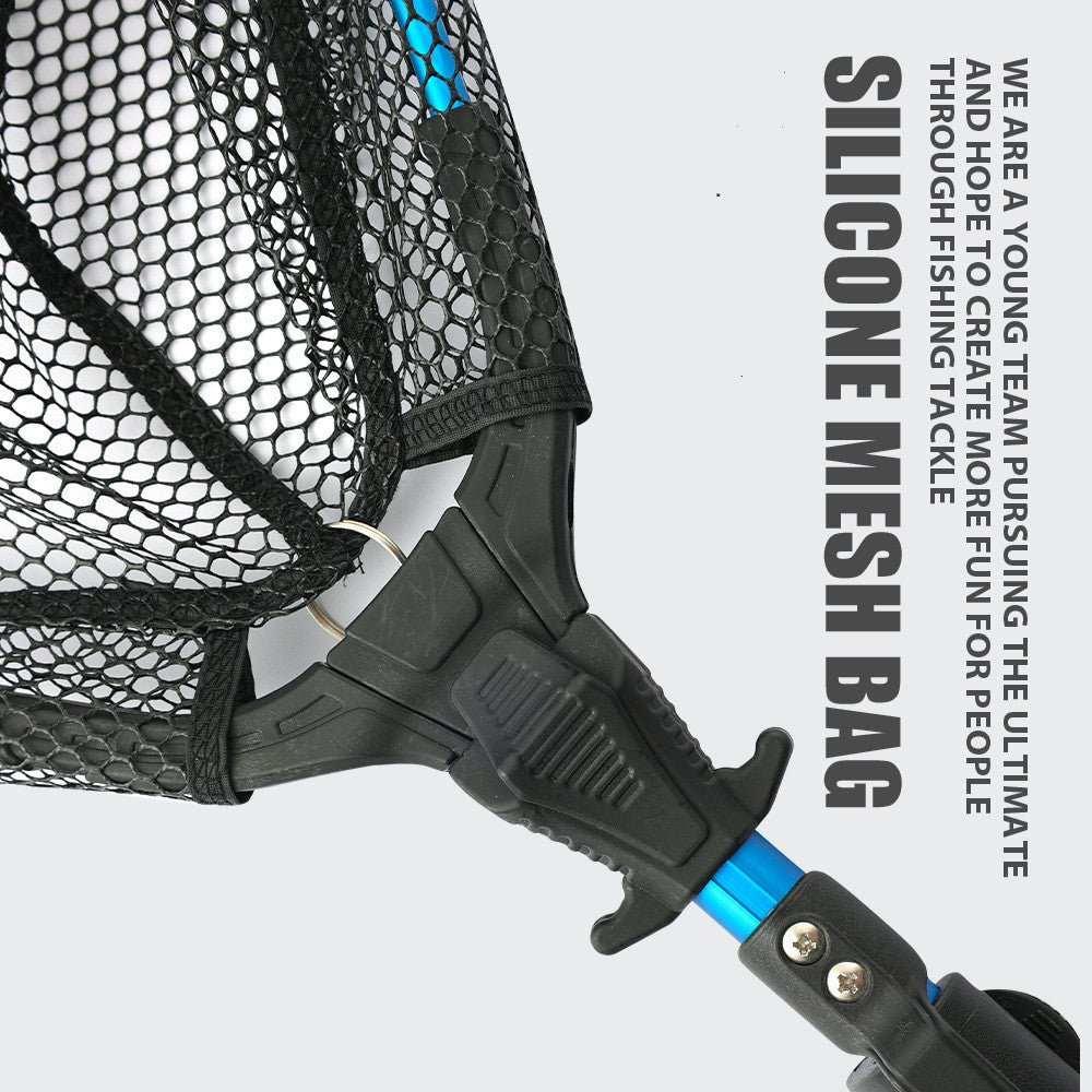 Aluminum Alloy Retractable Folding Hand Fishing Net