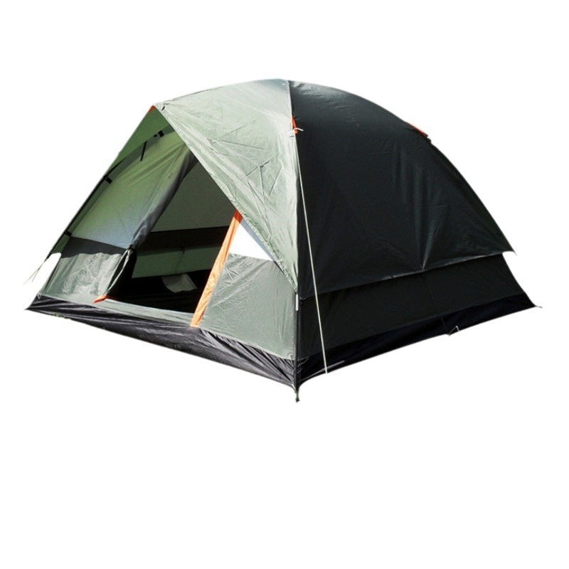 Rainproof Double Layer Camping Tent Waterproof Family Travel Portable