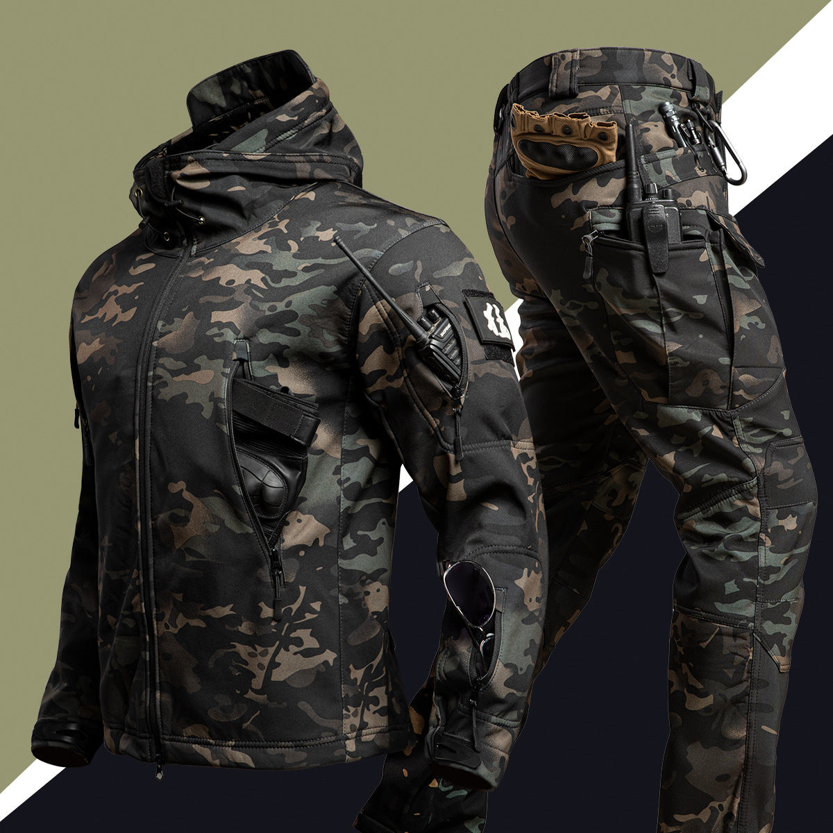 Camouflage Winter Outdoor Jacket