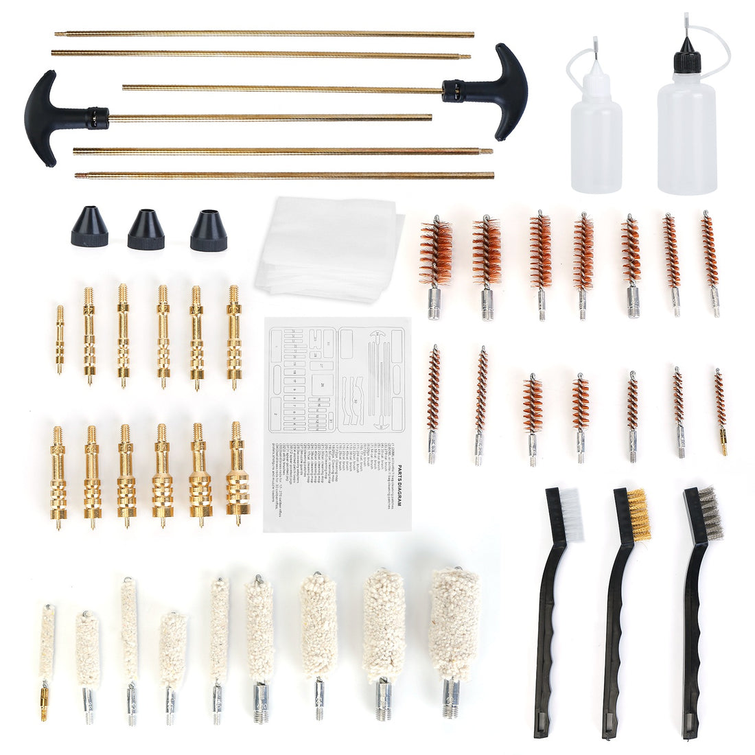 Universal Gun Cleaning Kit Gun Cleaning Brushes Mops Muff