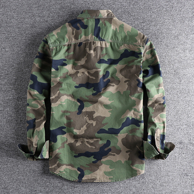 Washed Camouflage American Jacket