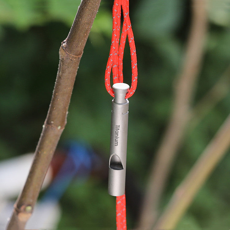 Portable Titanium Survival Whistle Outdoor