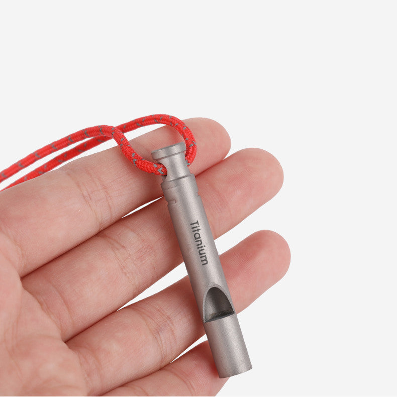 Portable Titanium Survival Whistle Outdoor
