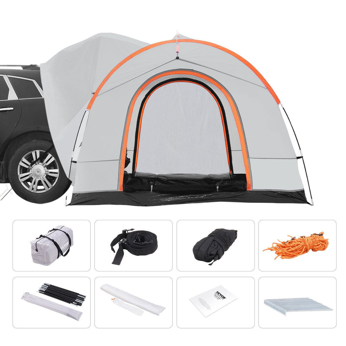 SUV Camping Tent Attachment Double Layer 6-8 Person