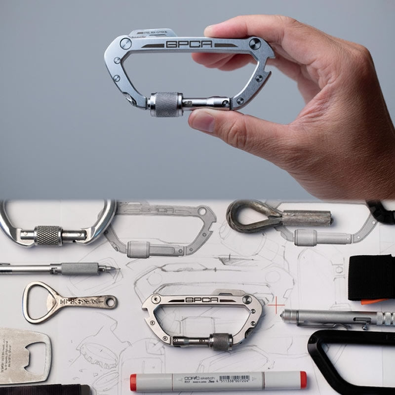 Outdoor Multifunctional Keychain Carabiner Waist Clip